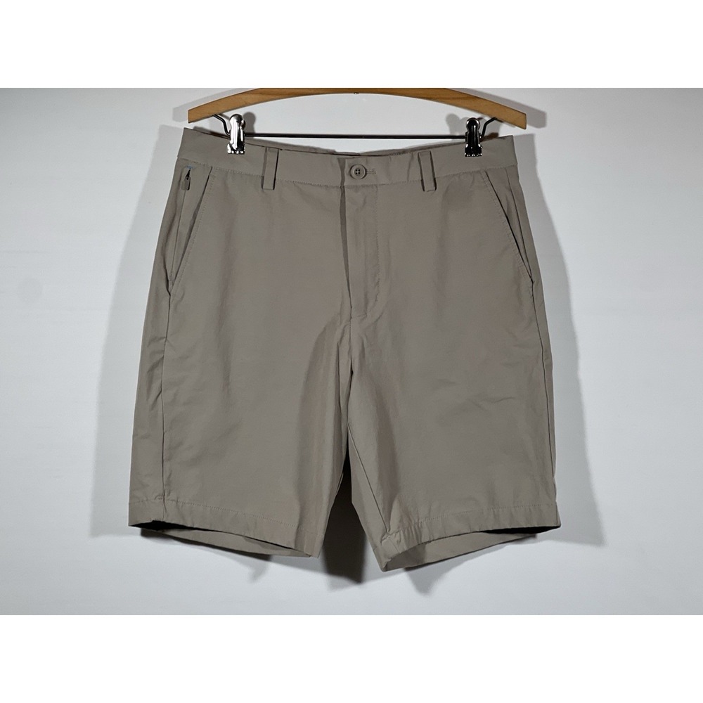 Vineyard Vines Mens Golf Shorts 30 Tan On-The-Go Performance